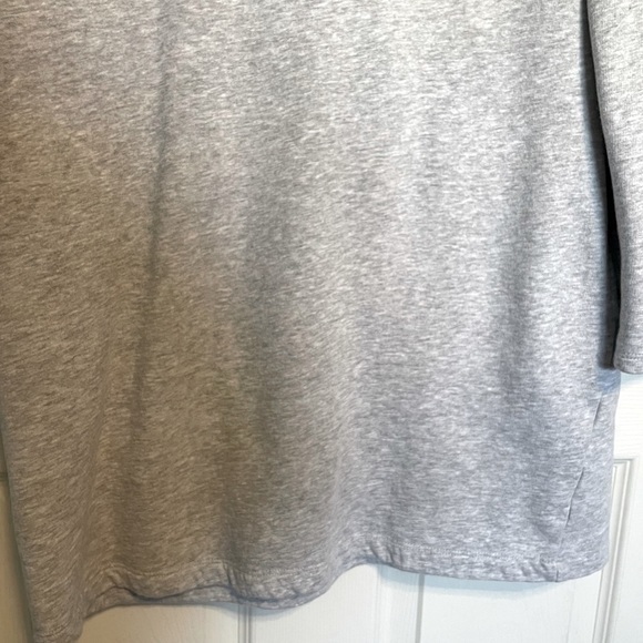 ZARA Plush Jersey Dress Heather Grey - Picture 8 of 8
